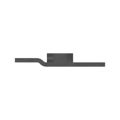 Caterpillar 3/8" Nut Weld Support Plak — açılı görünüm