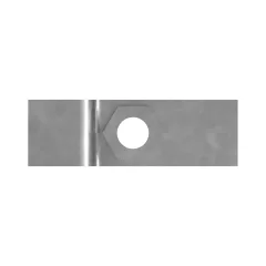 Caterpillar 3/8" Nut Weld Support Plak — açılı görünüm
