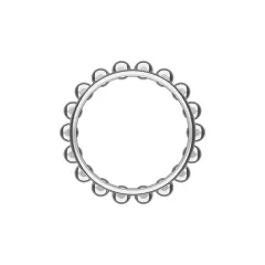 Caterpillar 38.12mm Diamètre extérieur Roulement à rouleaux Caged — vue de trois quarts