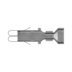 Caterpillar 14-16 Gauge Blade Terminal — Dreiviertelansicht