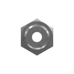Caterpillar Adaptateur de tête droite 7/18-20 Hex — vue de trois quarts