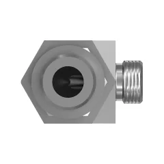 Caterpillar 7/8-14 X 11/16-16 Hex Head 90 Degrees Elbow O-Ring Adapter — Dreiviertelansicht