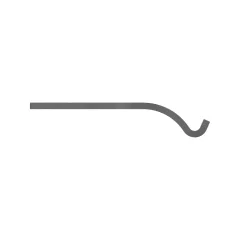 Caterpillar Half Hook Clip — açılı görünüm