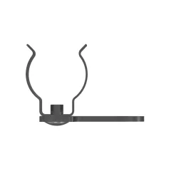 Caterpillar 40mm Wide Connector Clip — Dreiviertelansicht
