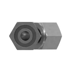 Caterpillar 45° Reusable ORFS Coupling — açılı görünüm