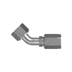 Caterpillar 45° Reusable ORFS Coupling — açılı görünüm