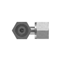 Caterpillar 90°S Reusable ORFS Coupling — açılı görünüm