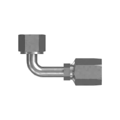 Caterpillar 90°S Reusable ORFS Coupling — açılı görünüm