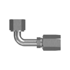 Caterpillar 90°S Reusable ORFS Coupling — açılı görünüm