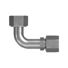 Caterpillar 90°S Reusable ORFS Coupling — açılı görünüm