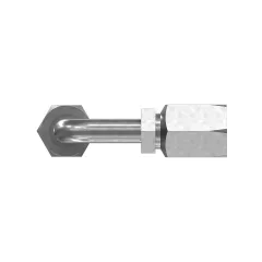 Caterpillar 90°L ORFS Reusable Coupling — açılı görünüm