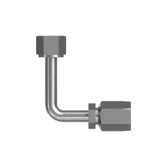 Caterpillar 90°L ORFS Reusable Coupling — açılı görünüm