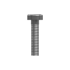 Caterpillar Nein. 6 (.138)"-32 x 5/8" abgerundete Pan Head Cross Slot Screw — Dreiviertelansicht