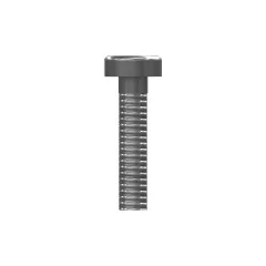 Caterpillar Nein. 6 (.138)"-32 x 5/8" abgerundete Pan Head Cross Slot Screw — Dreiviertelansicht