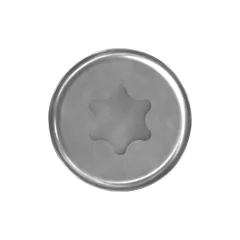 Caterpillar No. 6 (.138)"-32 x 1/2" Rounded Pan Head Hexalobular — açılı görünüm