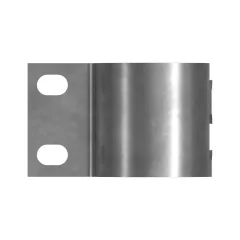 Caterpillar 76.20mm Diamètre intérieur demi-clip en acier — vue de trois quarts