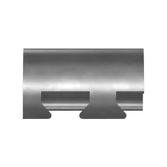 Caterpillar 76.20mm Diamètre intérieur demi-clip en acier — vue de trois quarts