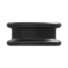 Caterpillar 35mm Inner Diameter Flanged Rubber Grommet — three-quarter view