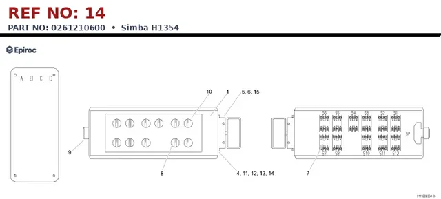 TUERCA 2 M 4 - 4 FZB, M