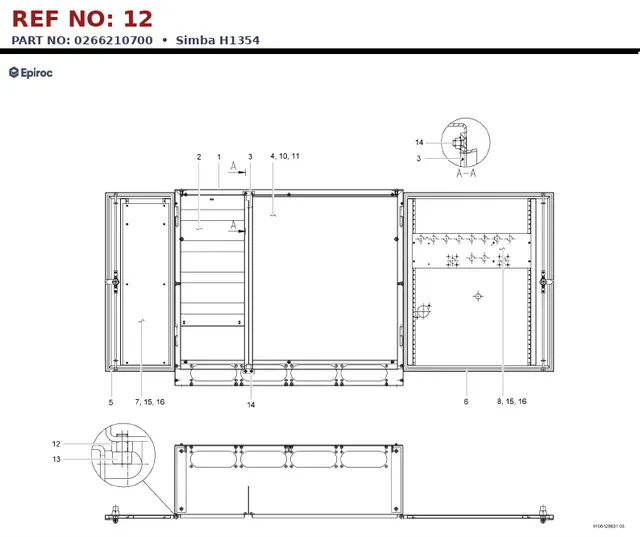NUT 2 M 5 - 8 FZB, M