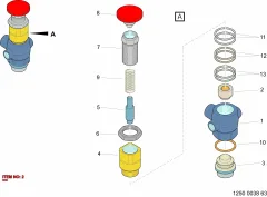 Epiroc DISK, Rock Drill — technical diagram
