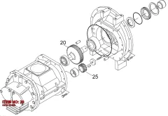 Epiroc DİŞLİ ÇARK, Kaya Delici — teknik çizim