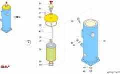 Epiroc CONTROL VALV, Kaya Delici — teknik çizim