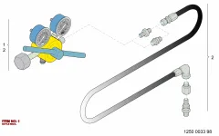 Epiroc BOTTLE REGUL, Kaya Delici — teknik çizim