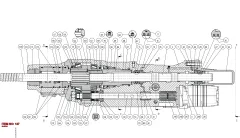 Epiroc SLEEVE, Rock Drill — technical diagram