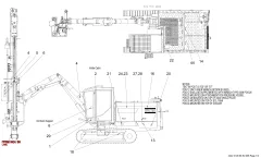 Epiroc ETIKETT — technische Zeichnung