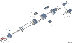 Epiroc AKÜMÜLATÖR, Yeraltı Jumbosu — teknik çizim