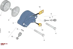 Epiroc LABEL SET, Rock Drill — technical diagram