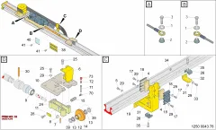 Epiroc CRADLE PLATE, Kaya Delici — teknik çizim