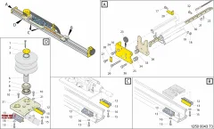 Epiroc PULLEY WHEEL, Kaya Delici — teknik çizim