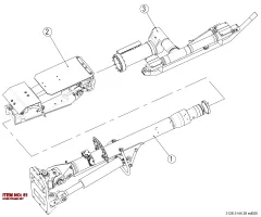 Epiroc HOSE FRAME S — technische Zeichnung