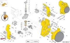 Epiroc DAMPER, Yeraltı Jumbosu — teknik çizim