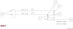 Epiroc HYDR. CYLIND — schéma technique