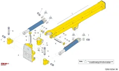 Epiroc BOOM BODY, Rock Drill — technical diagram