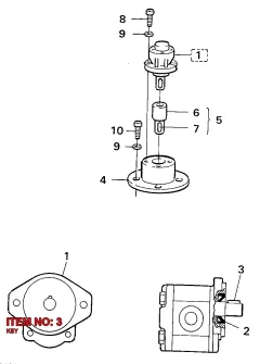 Epiroc KEY, Rock Drill — technical diagram
