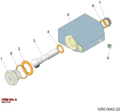 Epiroc KEÇE PLUG, Kaya Delici — teknik çizim