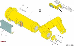 Epiroc RODAMIENTO UNIT — diagrama técnico