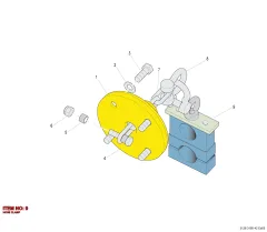 Epiroc HORTUM KELEPÇESİ, Yeraltı Jumbosu — teknik çizim