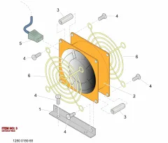 Epiroc DISTANCE PIECE — technische Zeichnung