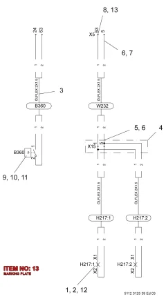 Epiroc MARKING PLAT, Kaya Delici — teknik çizim