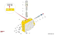 Epiroc LOCK SET, Kaya Delici — teknik çizim