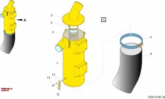 Epiroc RUBBER BAG — technische Zeichnung