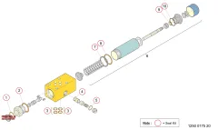 Epiroc REGULATING UNIT, Kaya Delici — teknik çizim