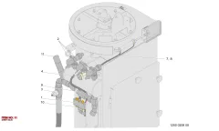 Epiroc SAFETY VALF, Kaya Delici — teknik çizim