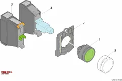 Epiroc LAMP INSERT, Kaya Delici — teknik çizim