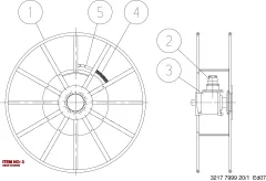 Epiroc GETRIEBE GEHÄUSE — technische Zeichnung